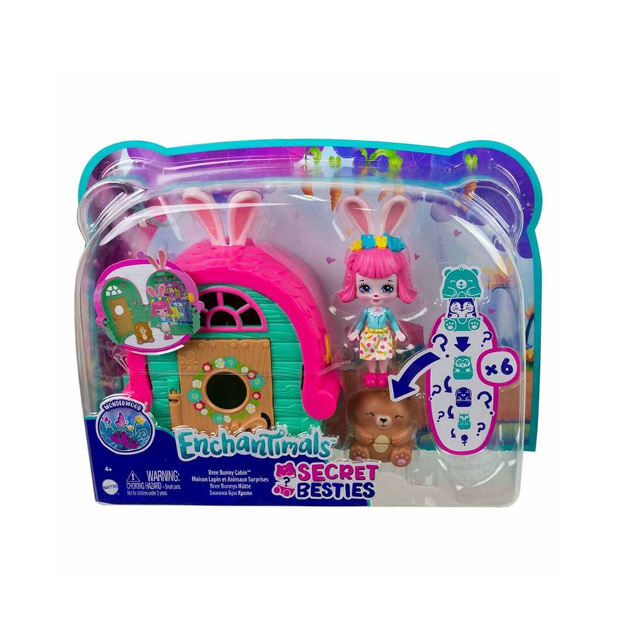 Enchantimals Secret Besties Tavşancık Bree'Nin Kulübesi