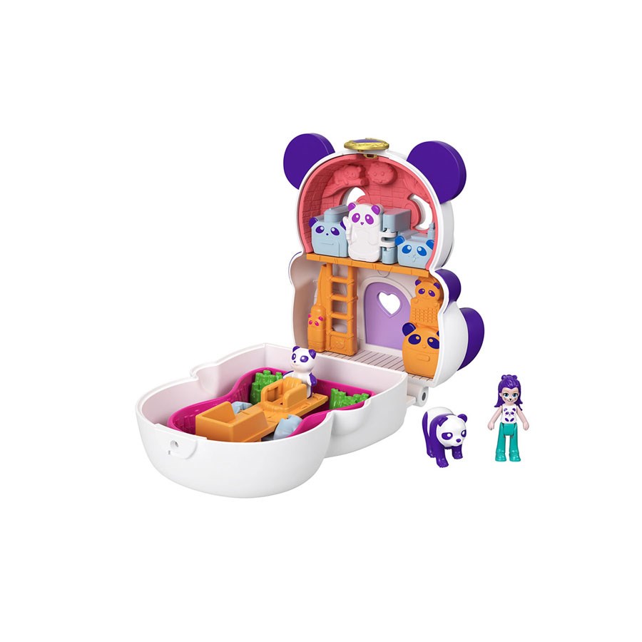 Polly Pocket Aç ve Bul Kompakt Oyun Seti Panda