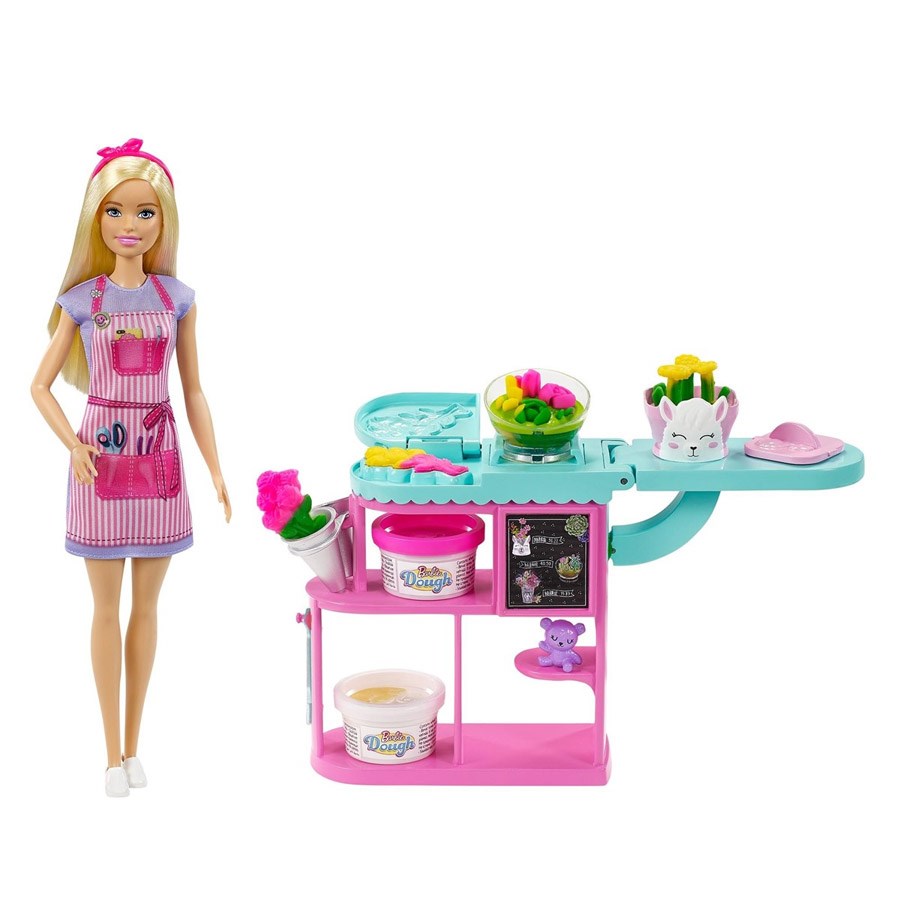 Barbie Çiçekçi Bebek ve Oyun Seti 