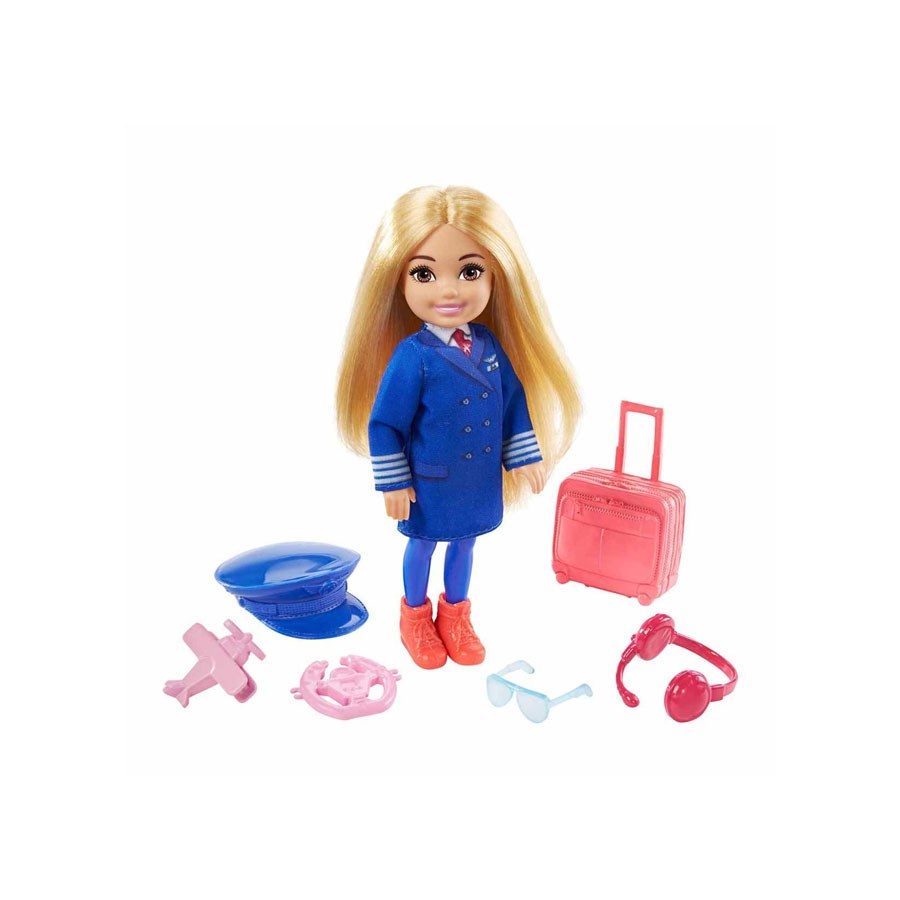 Barbie Chelsea Meslekleri Öğreniyor Bebek Serisi Pilot