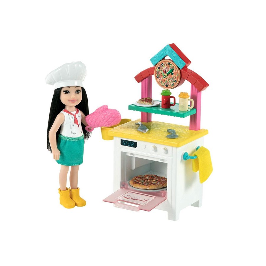 Barbie Chelsea Meslekleri Öğreniyor Pizza Fırını