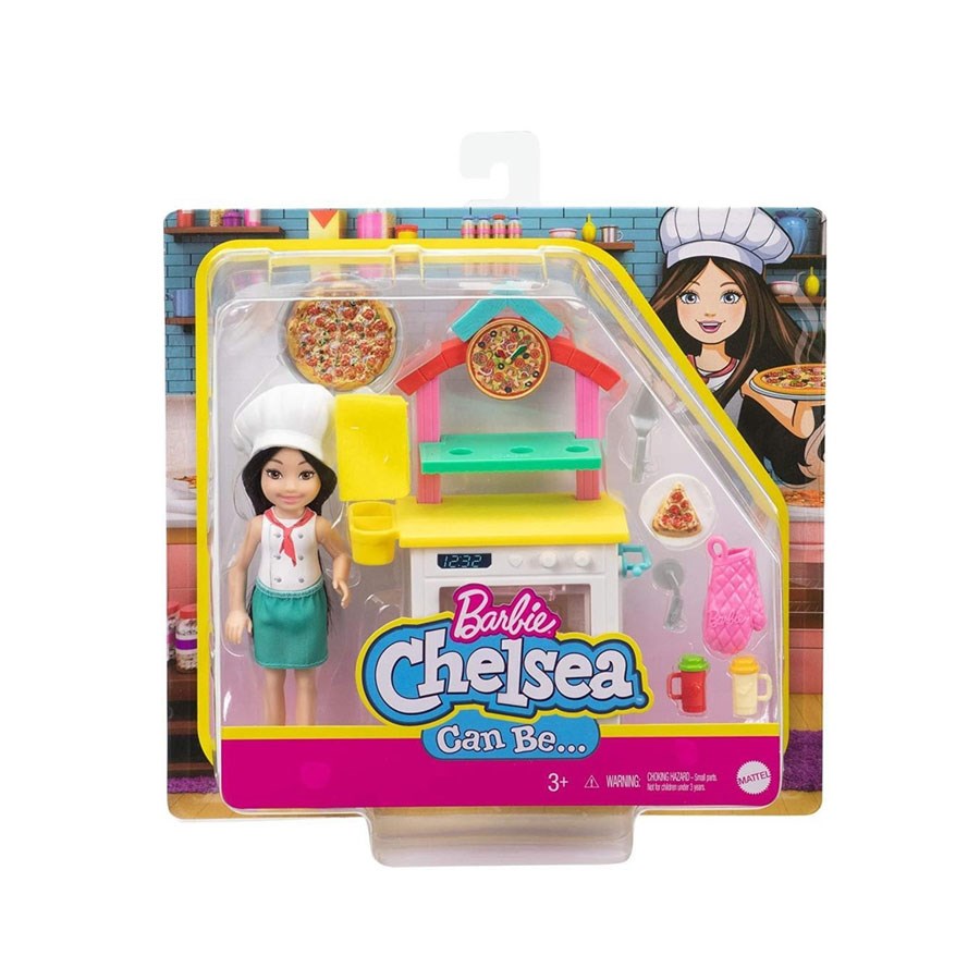 Barbie Chelsea Meslekleri Öğreniyor Pizza Fırını