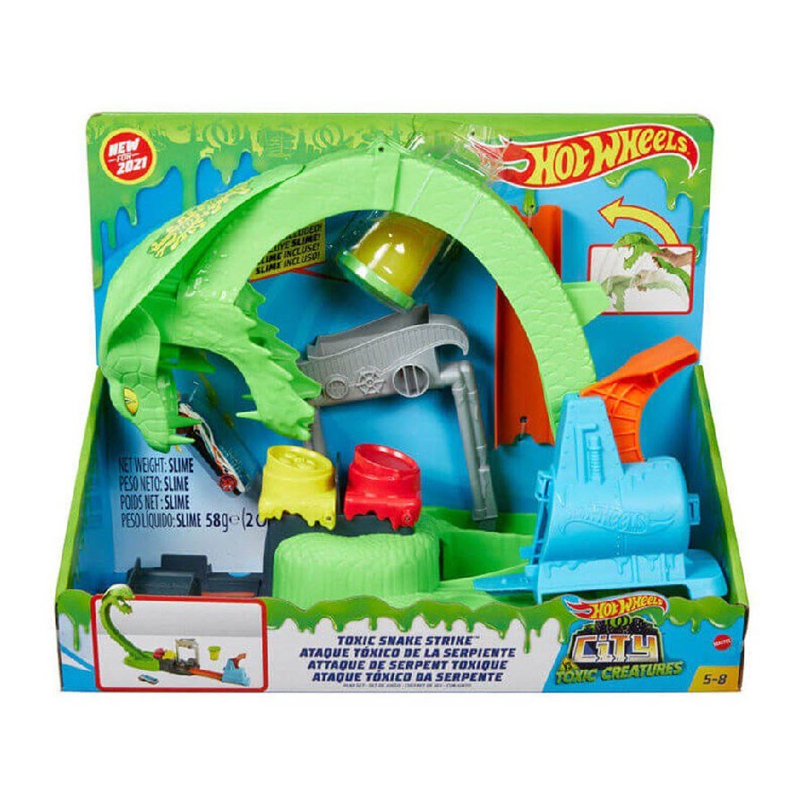 Hot Wheels Zehirli Yılanla Çarpışma Oyun Seti 