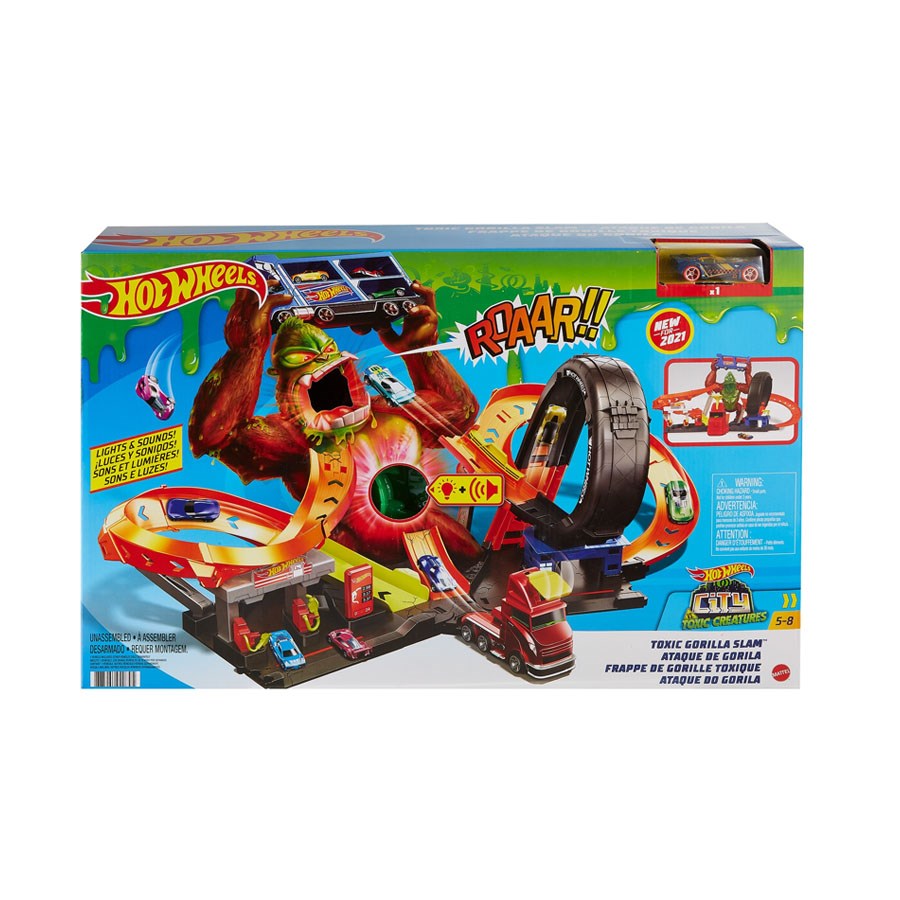 Hot Wheels Zehirli Goril Saldırısı Oyun Seti 