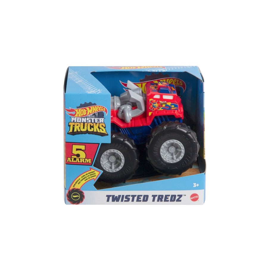 Hot Wheels Monster Trucks 1:43 Çek Bırak Arabalar 5 Alarm