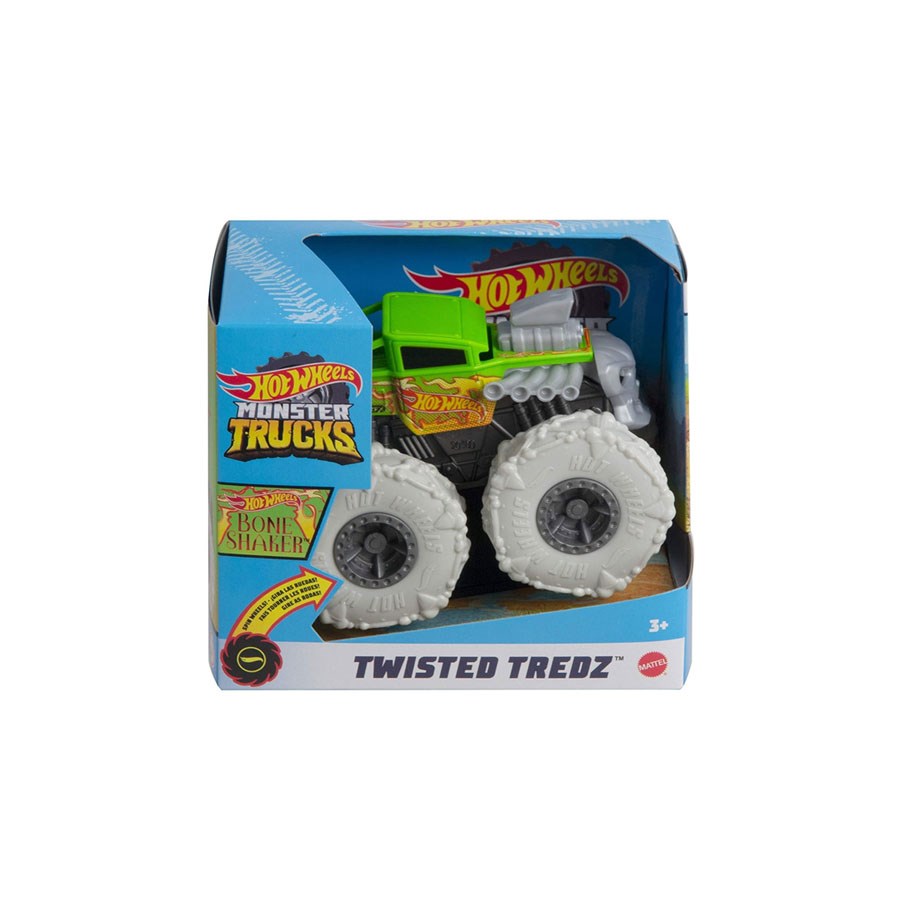 Hot Wheels Monster Trucks 1:43 Çek Bırak Arabalar Bone Shaker