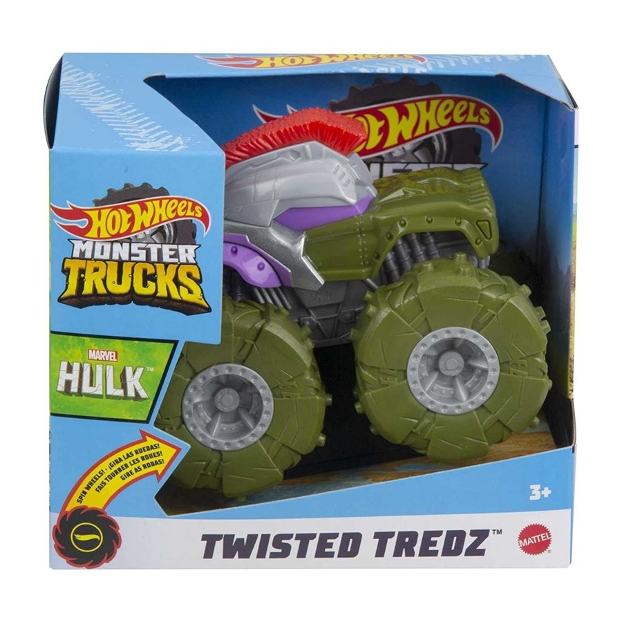 Hot Wheels Monster Trucks 1:43 Çek Bırak Arabalar Twisted Tredz