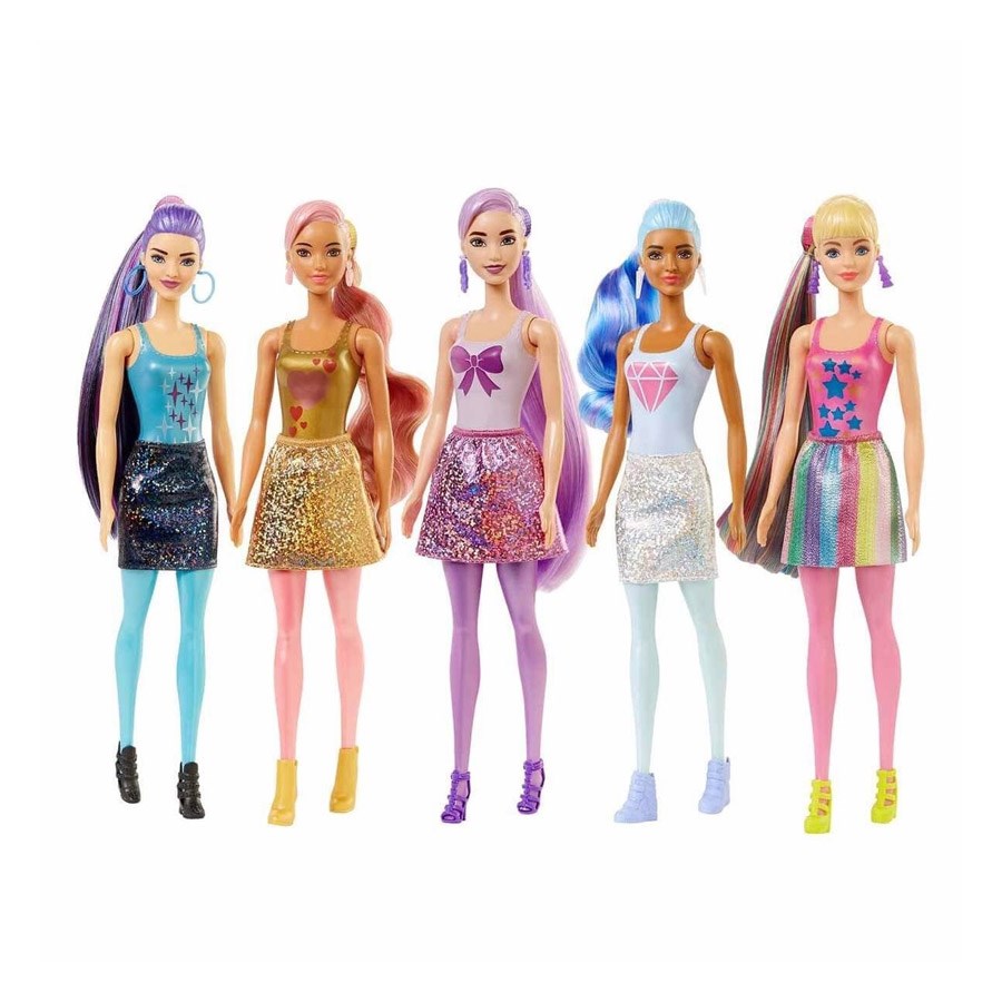 Barbie Color Reveal Renk Değiştiren Işıltılı Sürpriz 1 