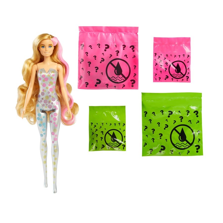 Barbie Renk Değiştiren Sürpriz Bebekler Parti Serisi 