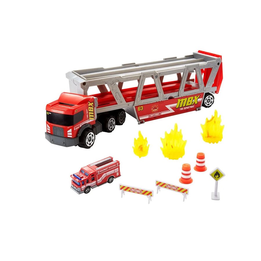 Matchbox Taşıyıcı İtfaiye Aracı Oyun Seti 