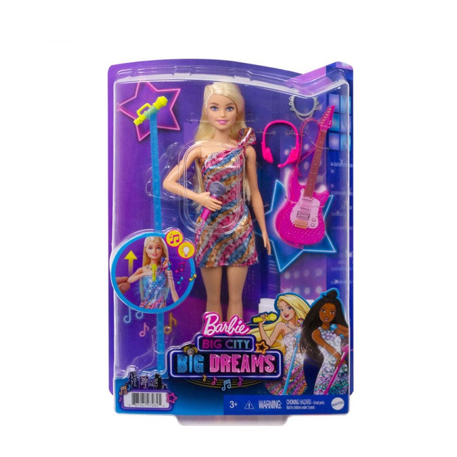 Barbie Büyük Şehir Büyük Hayaller Malibu Şarkıcı Bebek 