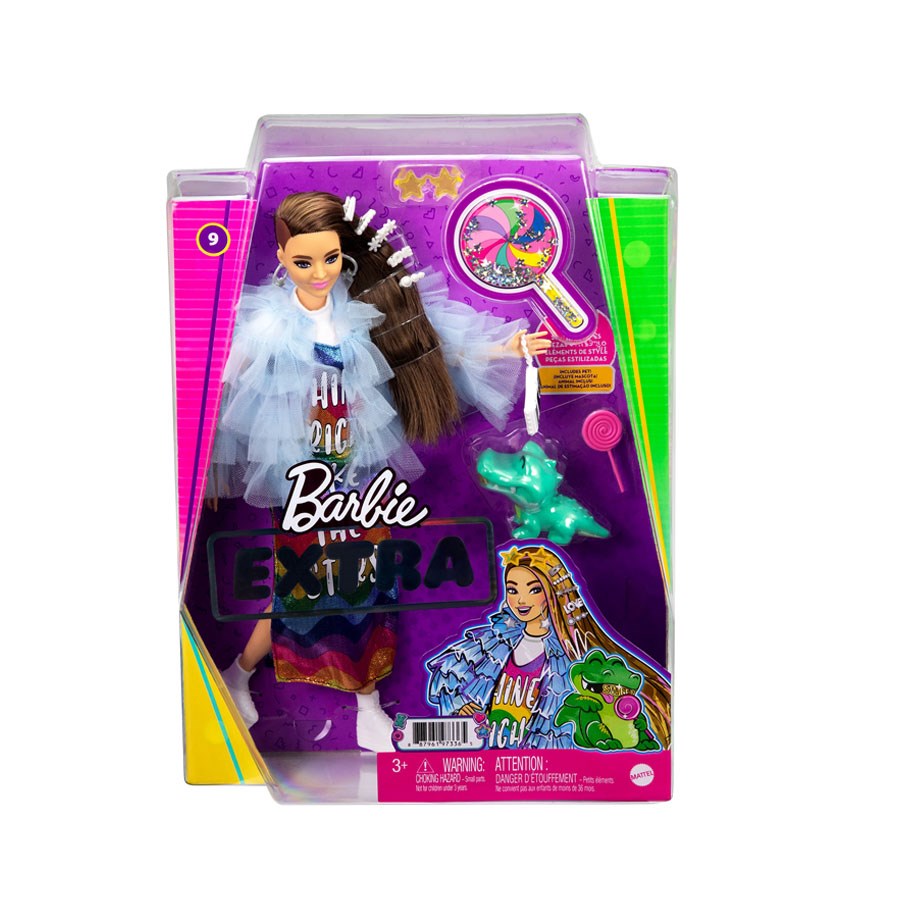 Barbie Extra Fırfırlı Ceketli Bebek  