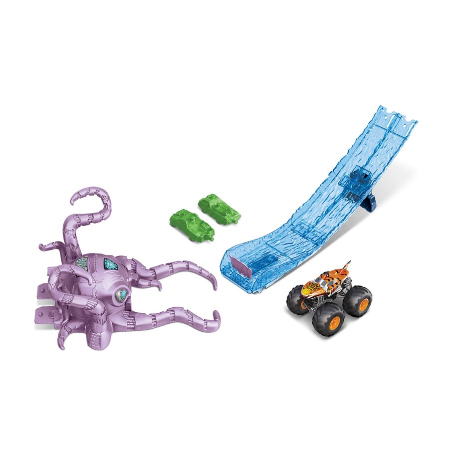 Hot Wheels Monster Trucks Oyun Seti Octo-Slam