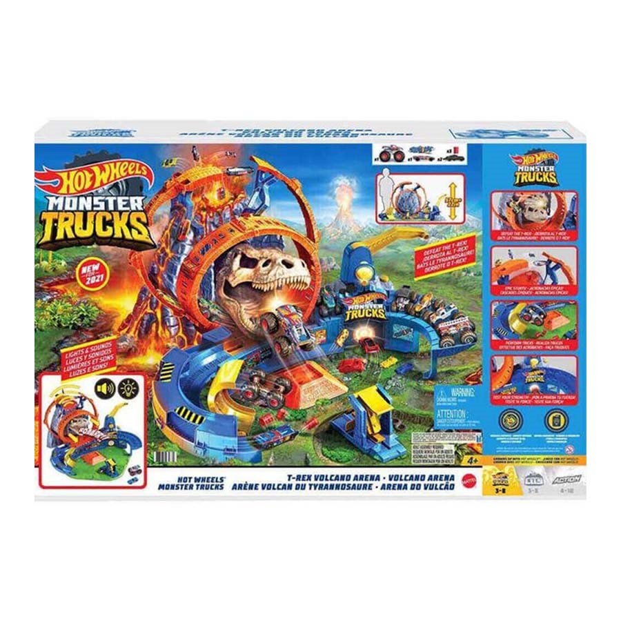 Hot Wheels Monster Trucks Volkanik Alanda Macera Oyun Seti 