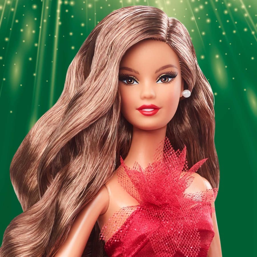 Barbie 2022 Mutlu Yıllar Bebeği Kumral 