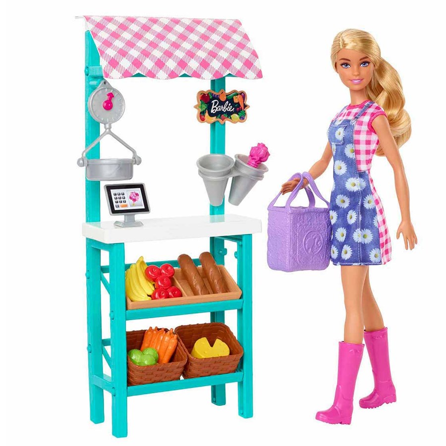 Barbie Çiftçi Pazarı Oyun Seti 