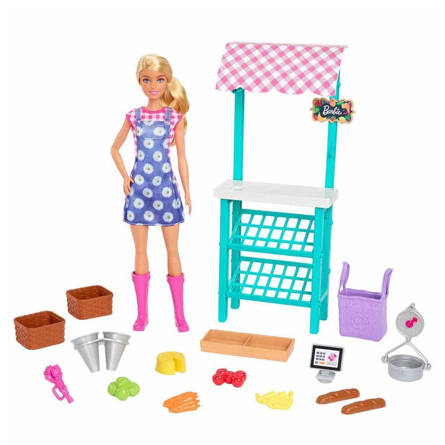 Barbie Çiftçi Pazarı Oyun Seti 