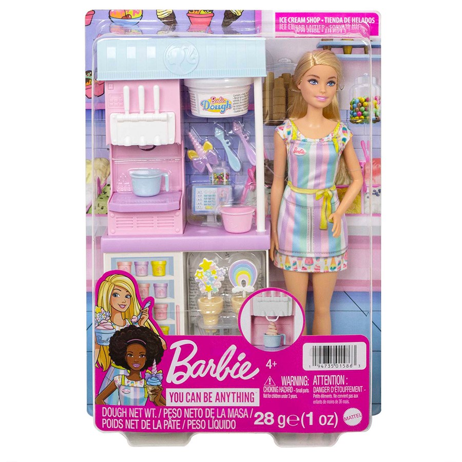 Barbie Dondurma Dükkanı Oyun Seti 