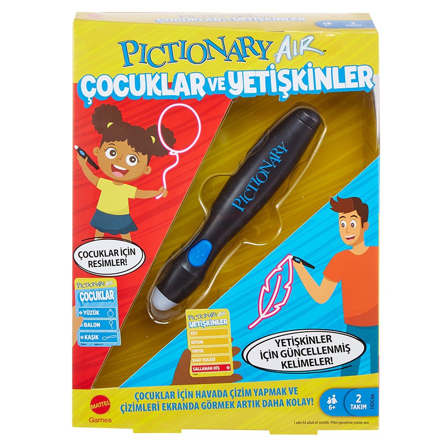 Pictionary Air Çocuklar ve Yetişkinler 