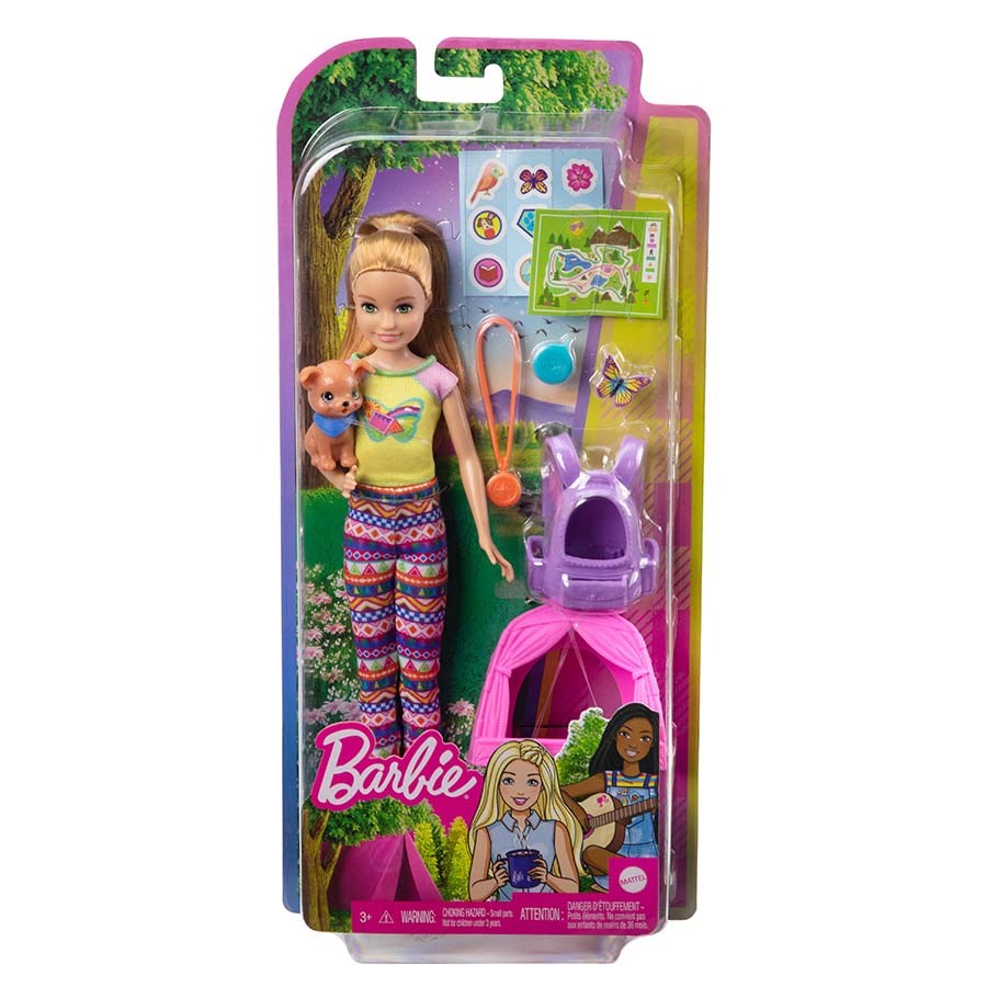 Barbie'nin Kız Kardeşleri Kampa Gidiyor Oyun Seti Hdf70