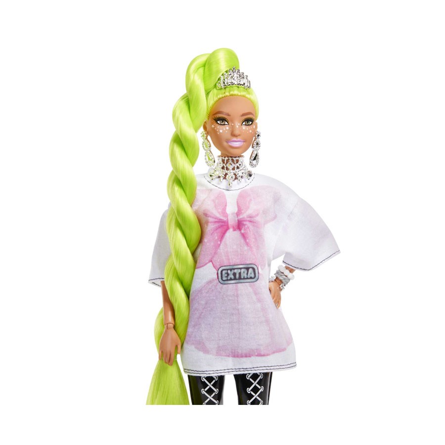 Barbie Extra Neon Saçlı Bebek 