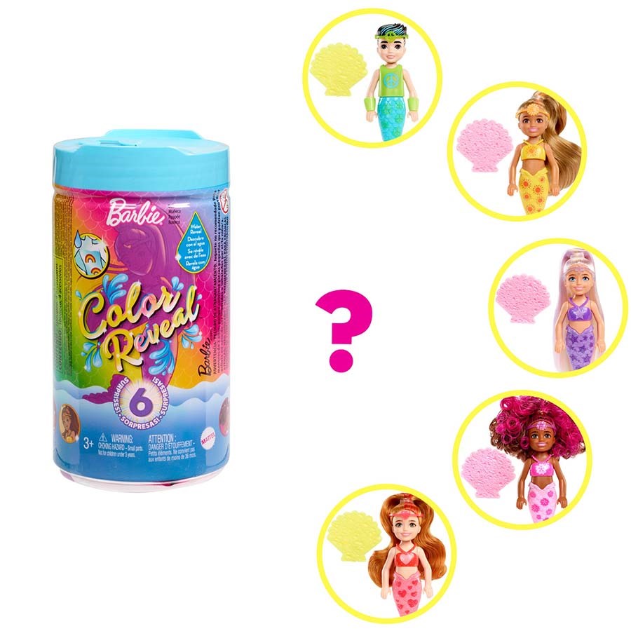 Barbie Chelsea Color Reveal Denizkızı 