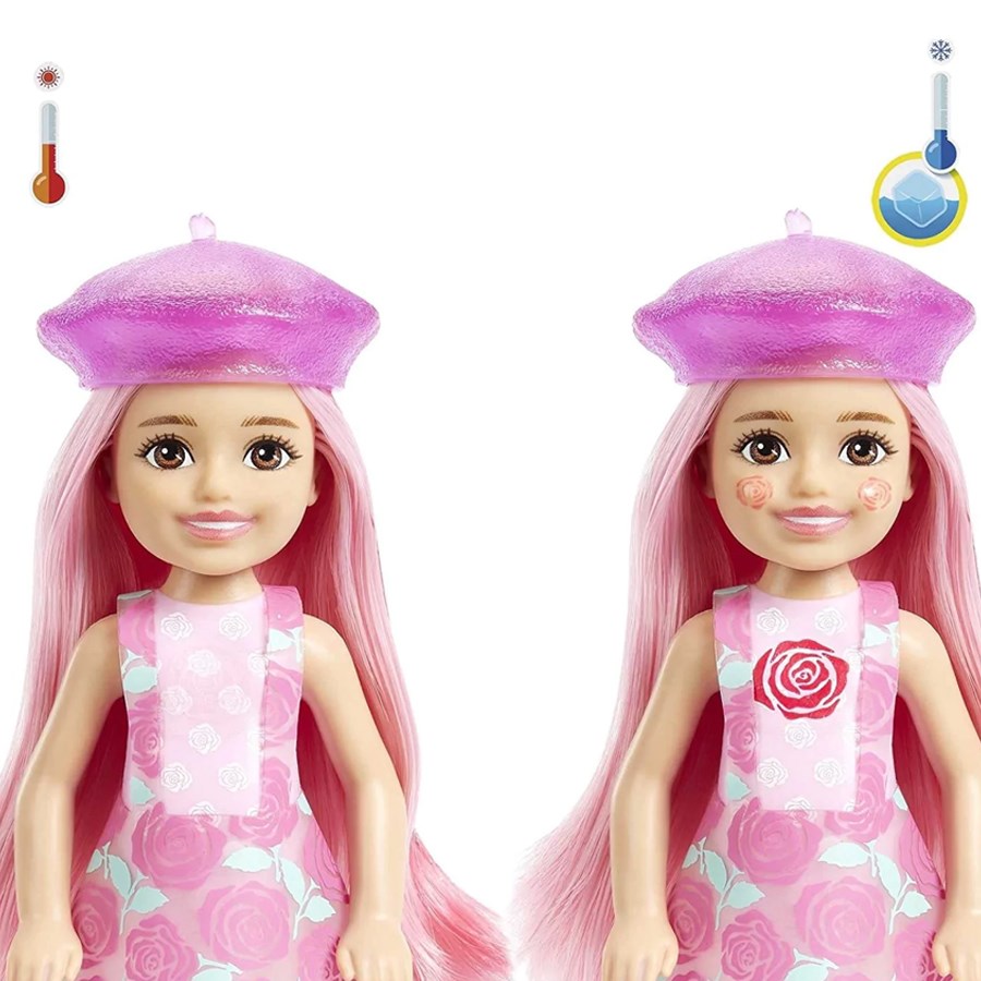 Barbie Color Reveal Renk Değiştiren Sürpriz Chelsea Yağmura Hazır Bebekler 