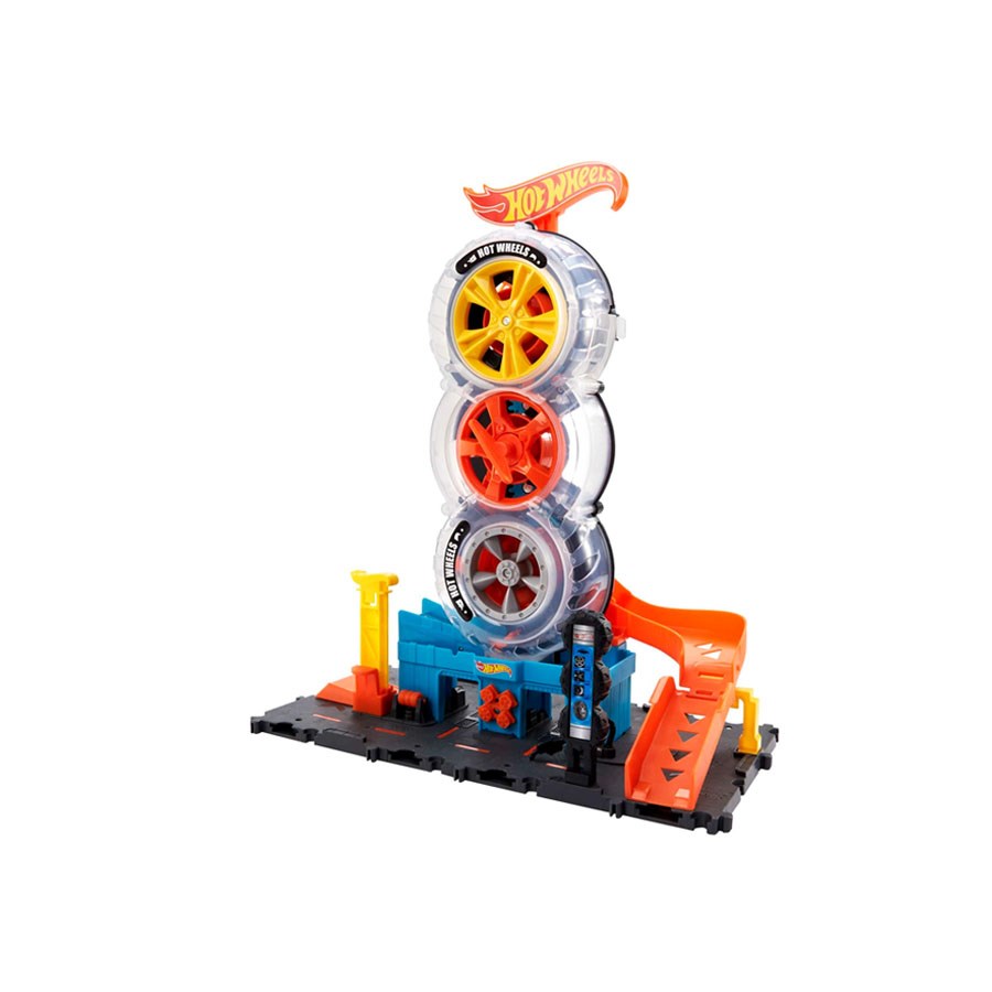 Hot Wheels City Super Twist Lastik Dükkanı Oyun Seti 