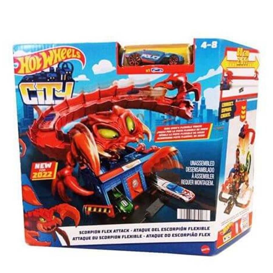 Hot Wheels City Düşmanlarla Mücadele Serisi Hareketli Akrep Saldırısı