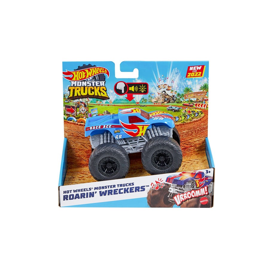 Hot Wheels Monster Trucks 1:43 Kükreyen Arabalar Race Ace