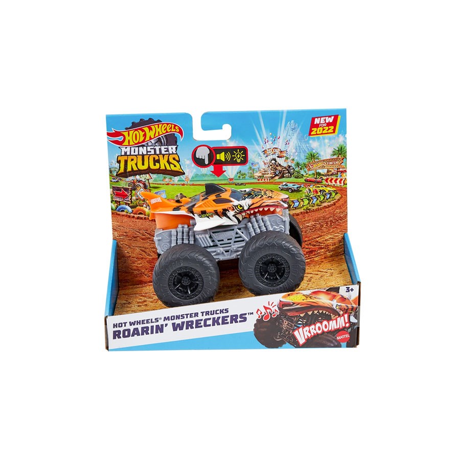 Hot Wheels Monster Trucks 1:43 Kükreyen Arabalar Tiger Shark