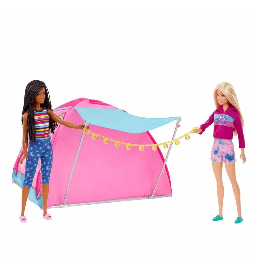 Barbie Malibu ve Brooklyn Kampta Oyun Seti 