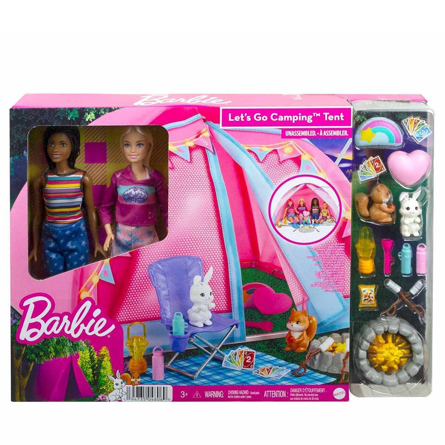 Barbie Malibu ve Brooklyn Kampta Oyun Seti 
