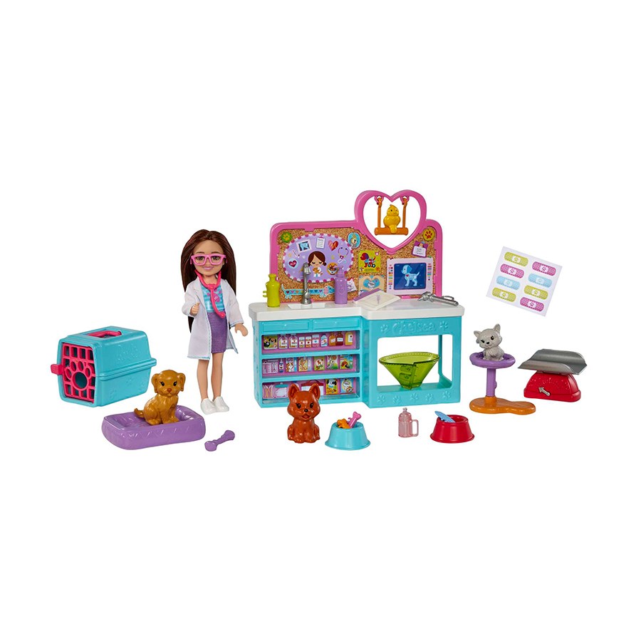 Barbie Chelsea Meslekleri Öğreniyor Veteriner Oyun 