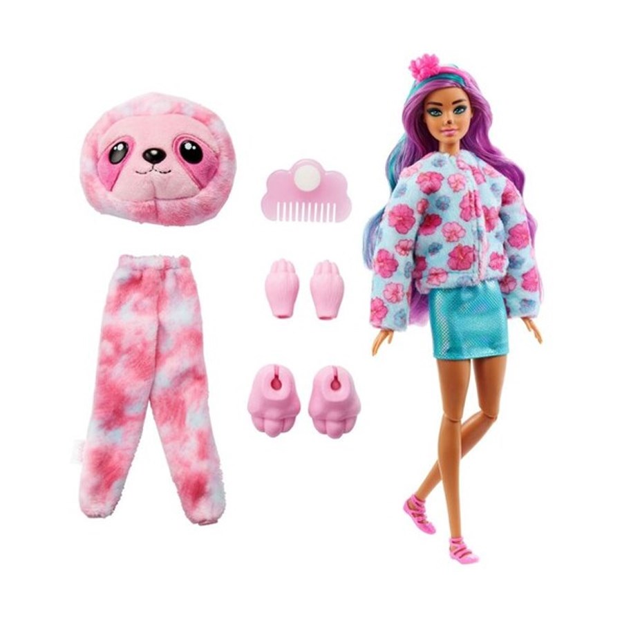 Barbie Cutie Reveal S2 Çiçekli Tembel Hayvan