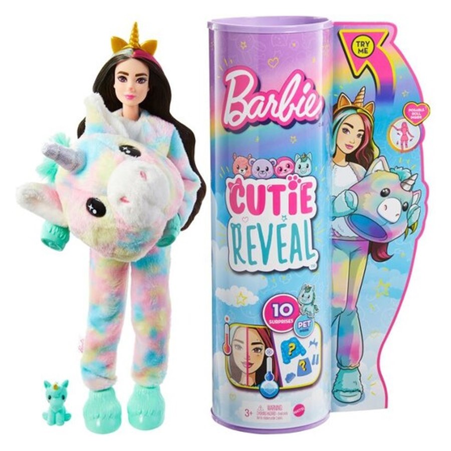 Barbie Cutie Reveal S2 Gökkuşağı Unicorn