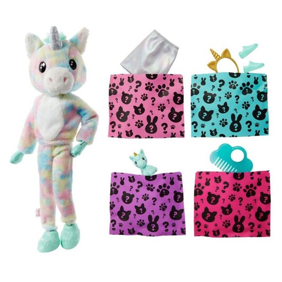 Barbie Cutie Reveal S2 Gökkuşağı Unicorn