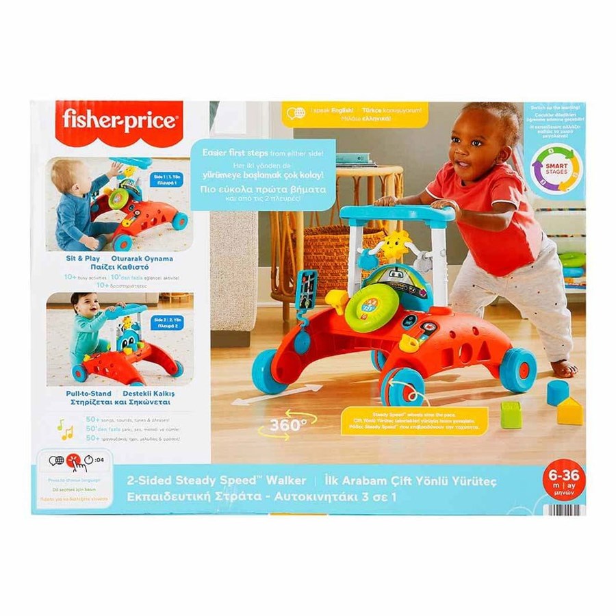 Fisher-Price İlk Arabam Çift Yönlü Yürüteç 