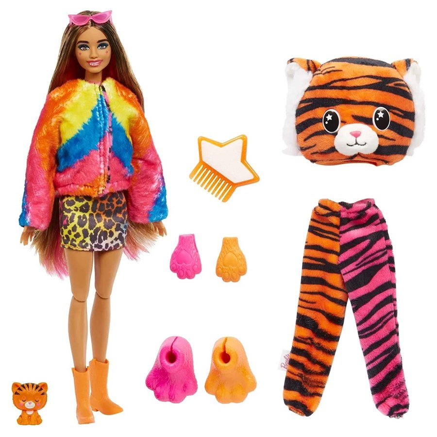 Barbie Cutie Reveal Jungle Serisi/Maymun Kaplan