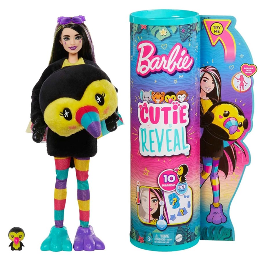 Barbie Cutie Reveal Jungle Serisi/Maymun Kuş