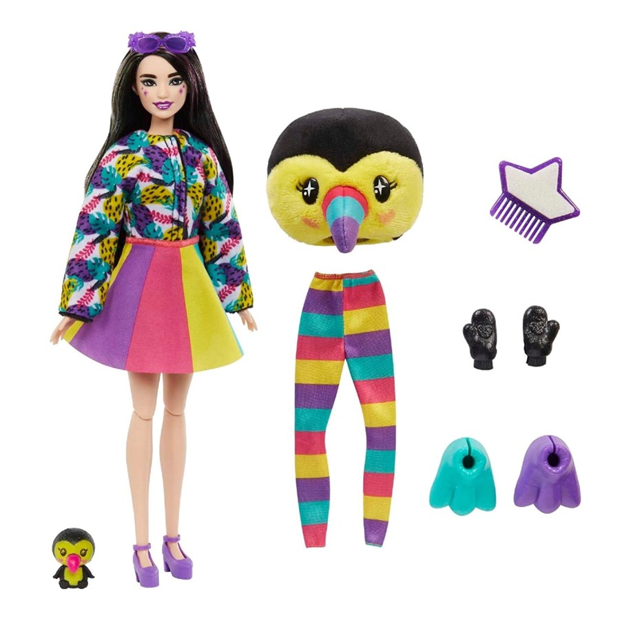 Barbie Cutie Reveal Jungle Serisi/Maymun Kuş