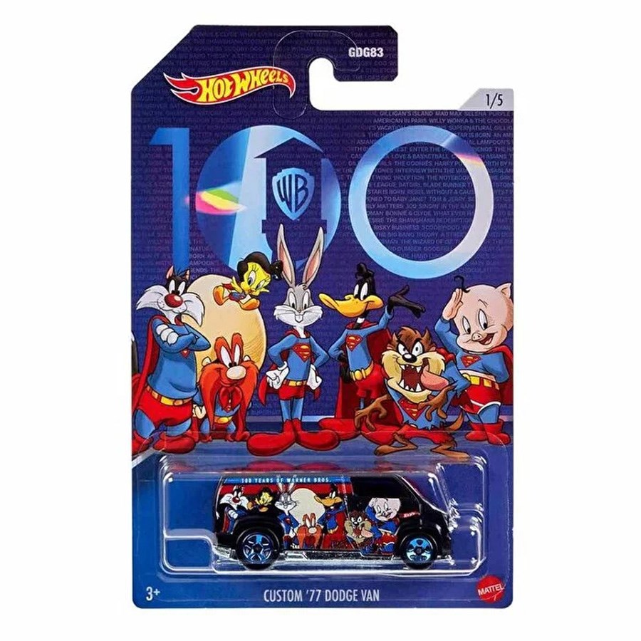 Hot Wheels Warner Bros 100. Yıl Temalı Araba/HLK31 Hlk29