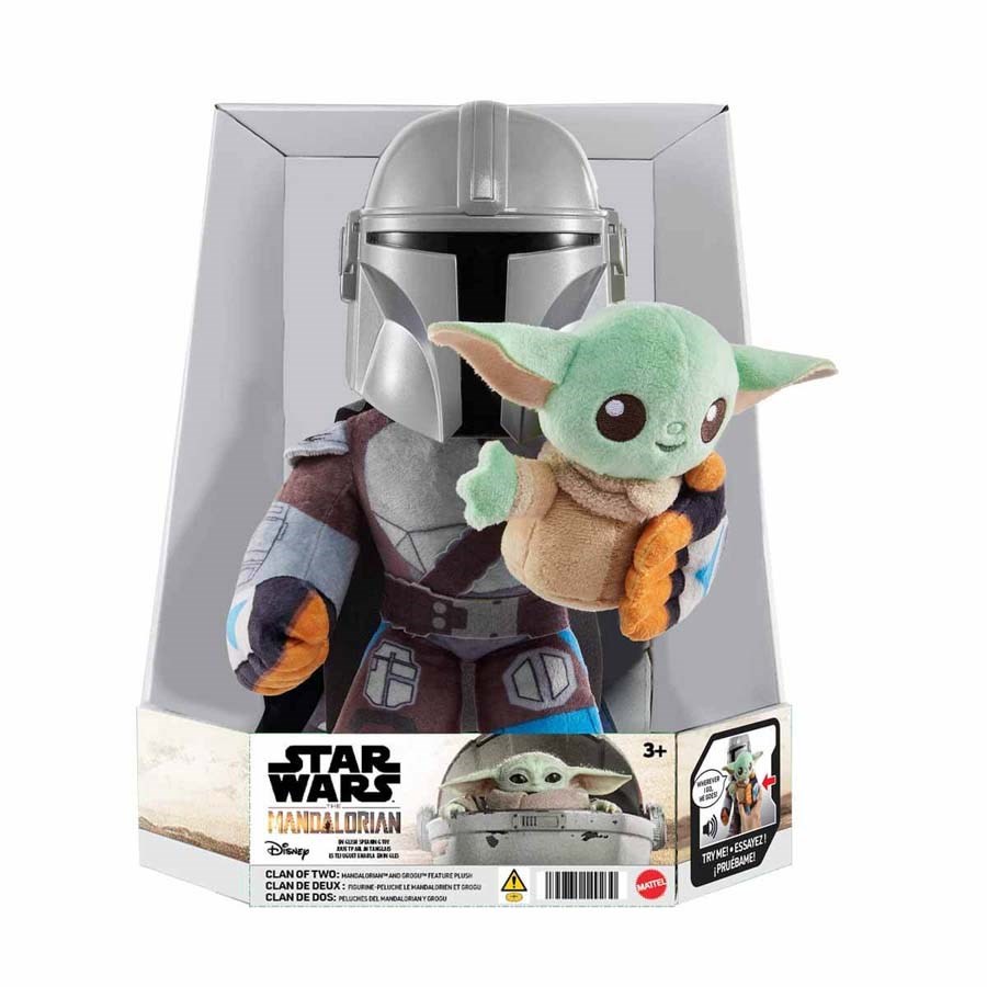 Star Wars Mandalorian Sesli Pelüş Figür 