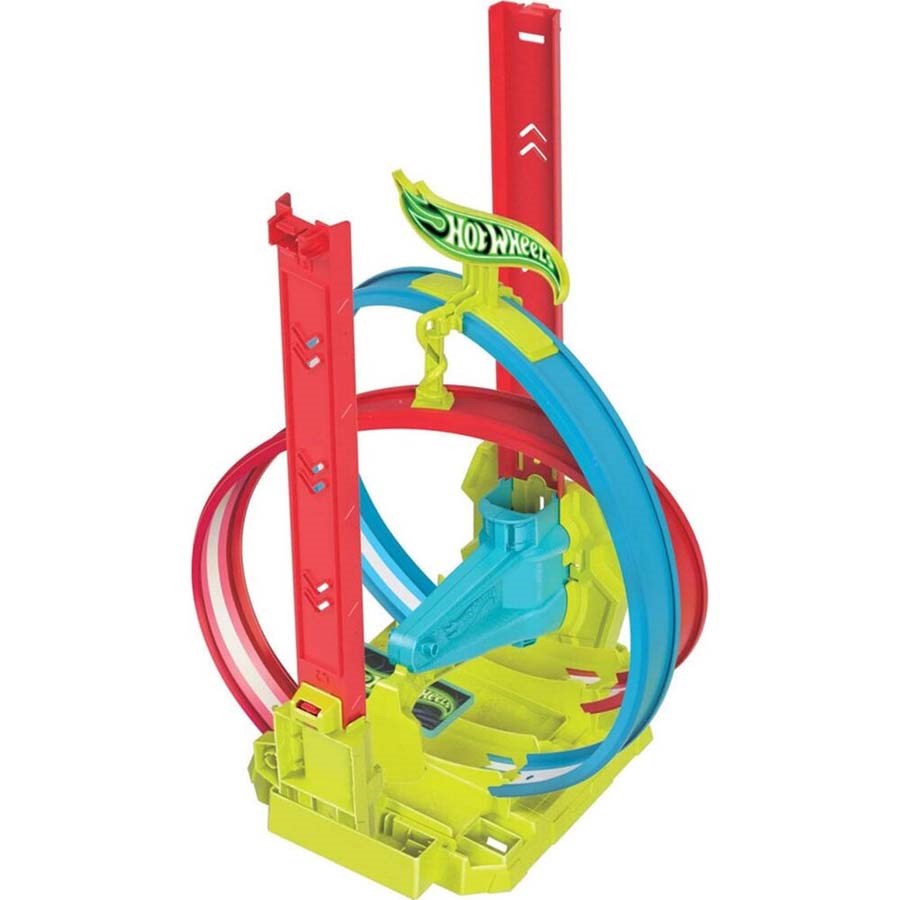 Hot Wheels Neon Yarışlar Çifte Çemberde Yarış Seti 