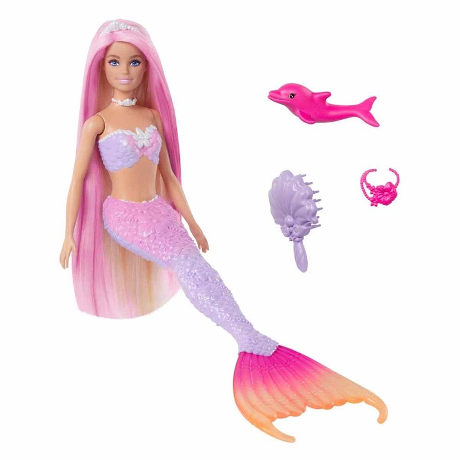 Barbie Renk Değiştiren Deniz Kızı Bebeği-HRP97 