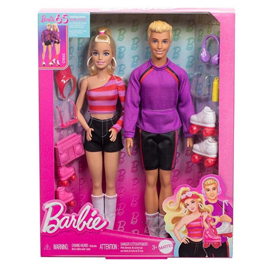 Barbie &  Ken 65.Yıl 2`Li Parti Bebekleri-HXK90 