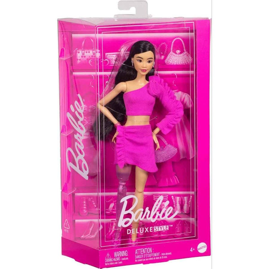 Barbie Deluxe Style Kahverengi Saçlı Bebek/HYV28