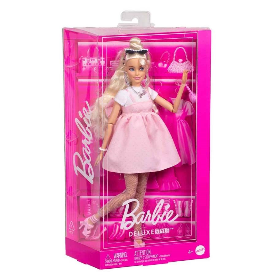Barbie Deluxe Style Kahverengi Saçlı Bebek/HYV28 Hyv27