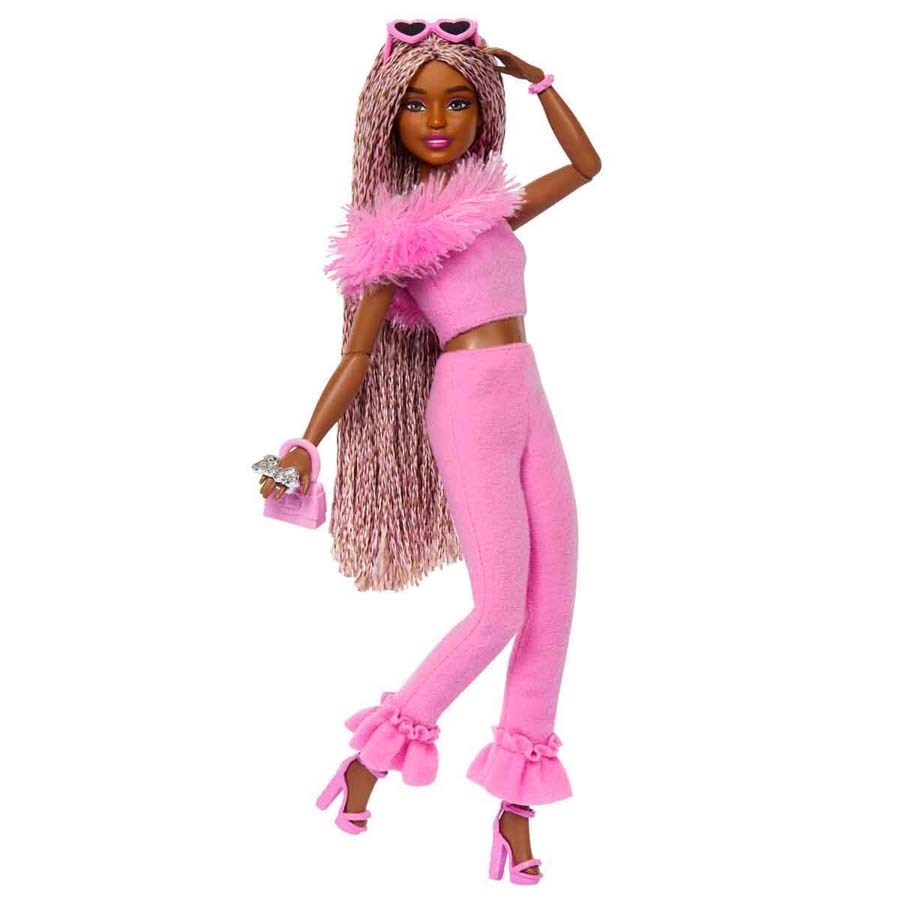 Barbie Deluxe Style Kahverengi Saçlı Bebek/HYV28 Hyv28