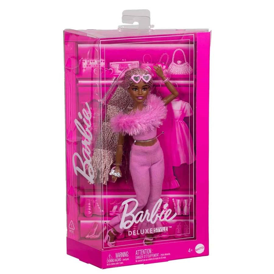 Barbie Deluxe Style Kahverengi Saçlı Bebek/HYV28 Hyv28